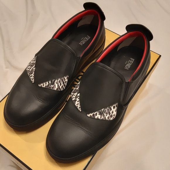 Fendi Monster Sneaker w/Spikes Men US 9 - Picture 1 of 4